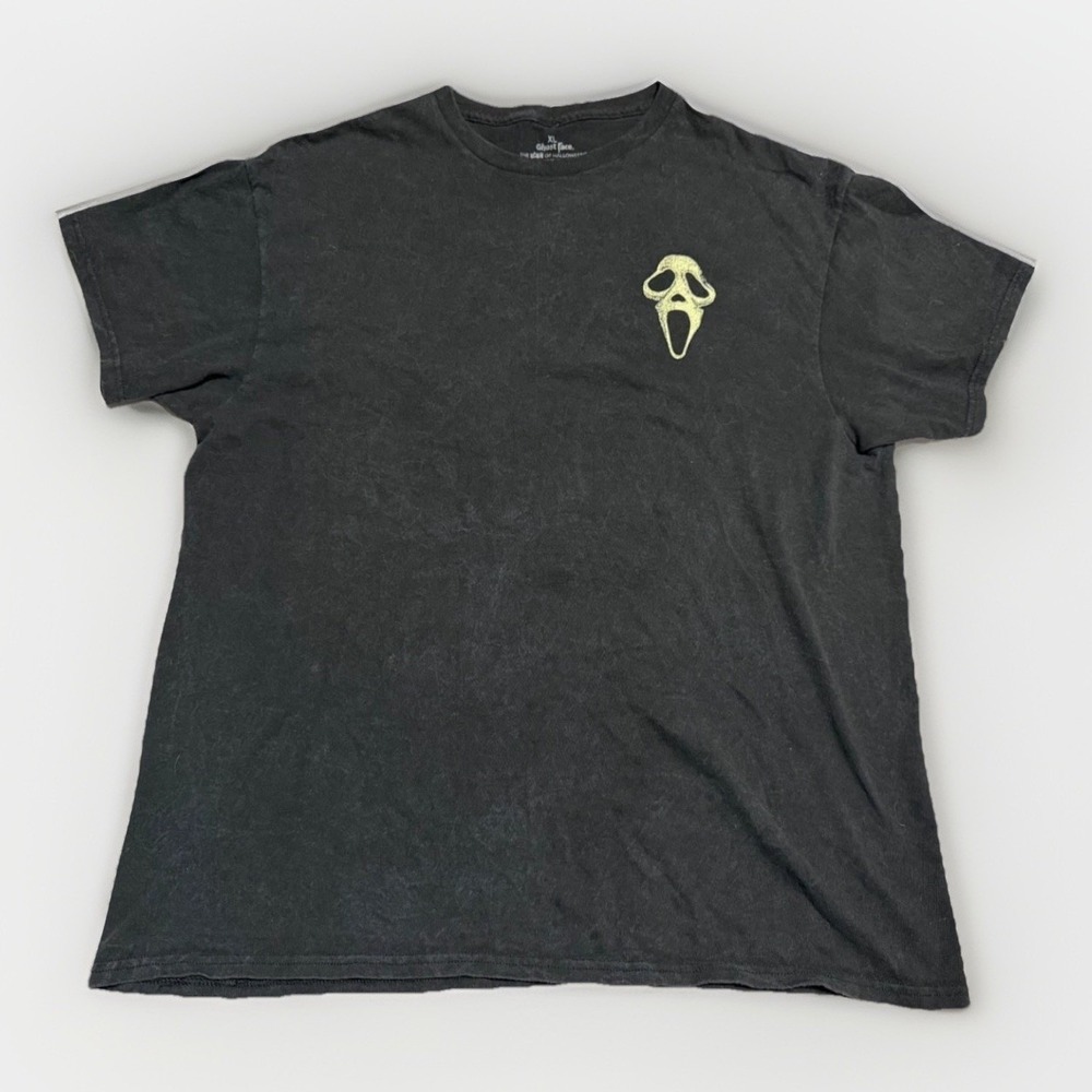 Ghost Face Scream New York‎ Graphic Tee XL Black Mineral Wash